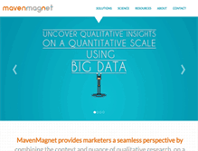 Tablet Screenshot of mavenmagnet.com